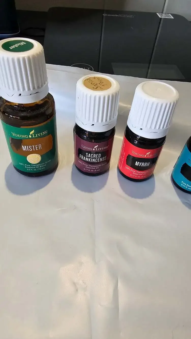 Young Living Essential Oils:Mister,Sacred Frankincense,Myrrh,Rue,Goldenrod,Vetiv